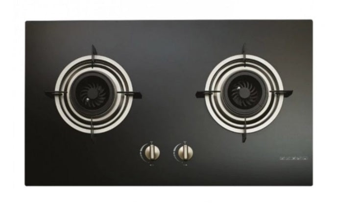 Zanussi ZGT7823EK 2 Burner Safety Device Glass Built in Hob(76cm,black)( no warranty, clearance set))