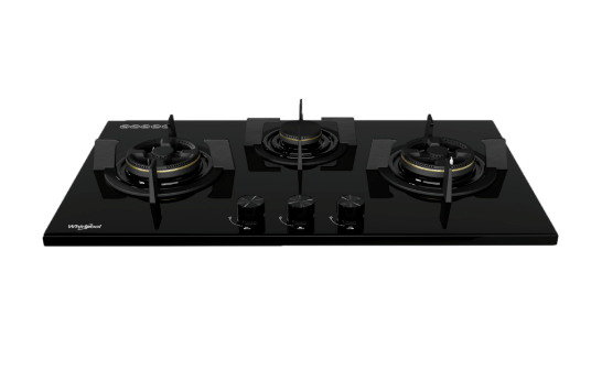 Whirlpool GWG8830TS 88cm 3-Burners Gas Hob (Town Gas)