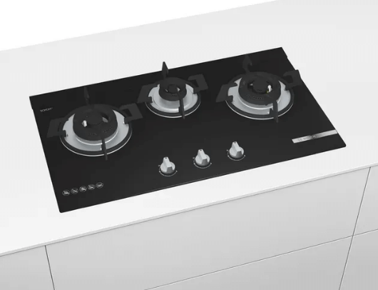 Bosch PMD83D31AF Series 4 Gas hob 78 cm Tempered glass, Black