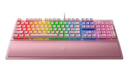 Razer BlackWidow V3 Quartz Edition (Green switch) — Mechanical Gaming Keyboard with Razer Chroma RGB