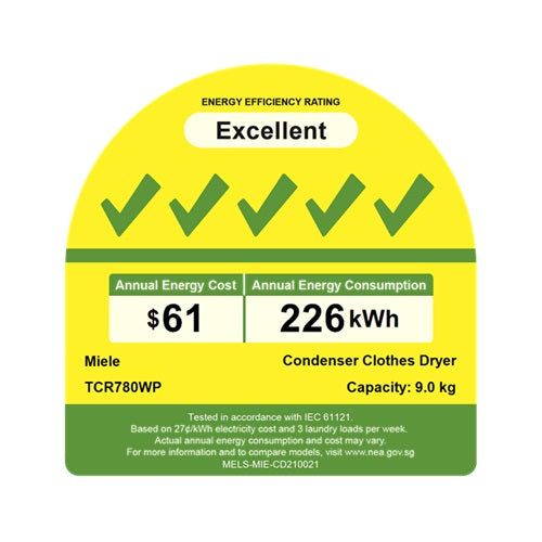 Miele TCR 780 WP Heat Pump Dryer-9kg