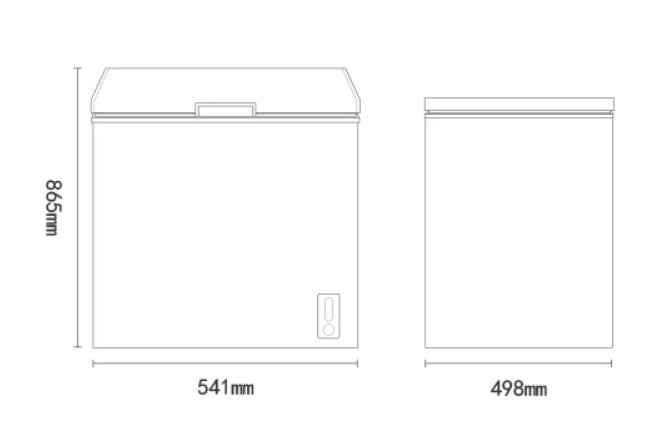 Haier BC/BD-100GHDT 100L Refrigerator Chest Freezer 1Yr Warranty Commercial Use