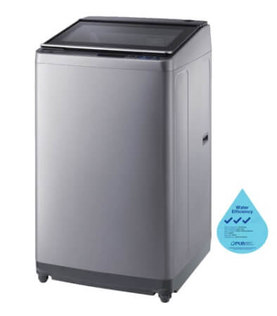 Hitachi R-VG560P7MS - GBK/GPW/GGR 450L Top Freezer Fridge + Hitachi SF-120XAV 12kg Top Load with Glass Top Washing Machinep Load with Glass Top Washing Machine