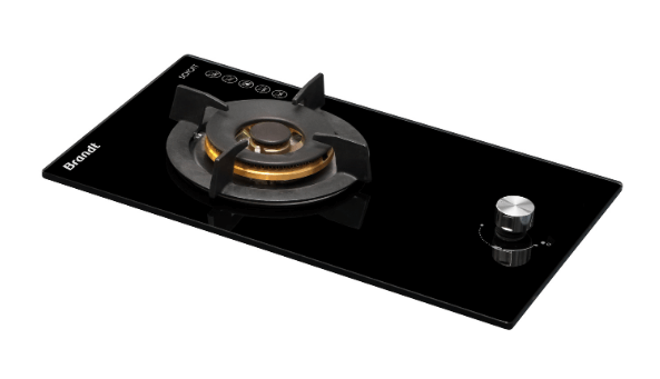 Brandt TG2231BEP Battery/electric Ignition Gas Hob (30cm)(Black)