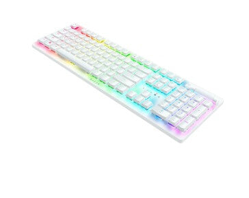 Razer DeathStalker V2 Pro Wireless Low-Profile RGB Optical Gaming Keyboard - Clicky Optical Switch - White