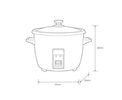 Electrolux E2RC1-220W 1.3L Rice Cooker