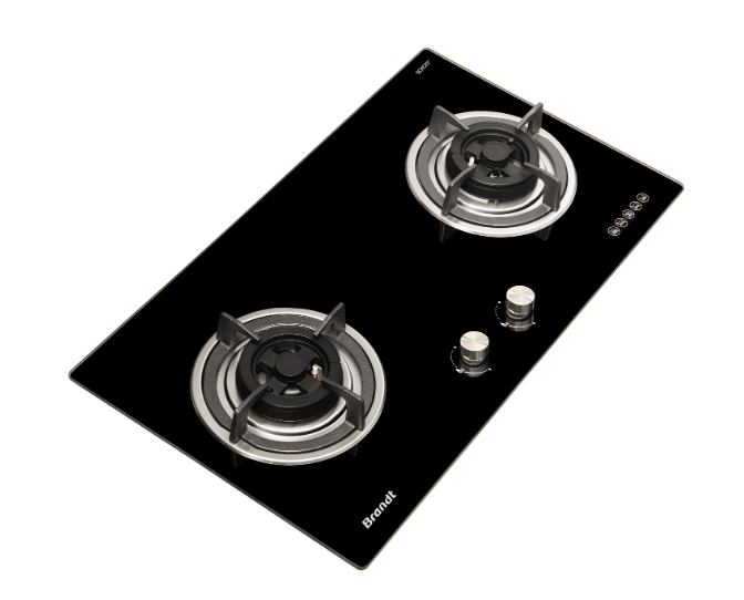 Brandt TG2282BBP Battery Ignition 2-Burner Built-In Gas Hob