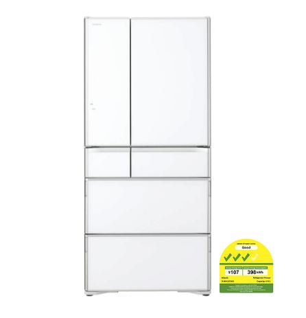 Hitachi R-WXC670KS-X/XW 525L Smart Multi-Door Fridge