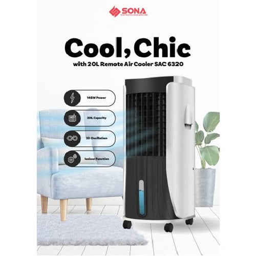 Sona SAC6320 Air Cooler 20L