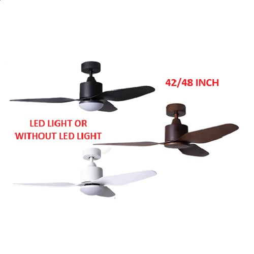Crestar Ninjaair 3 Blades 42 / 48 Inch Dc Ceiling Fan With Remote Control
