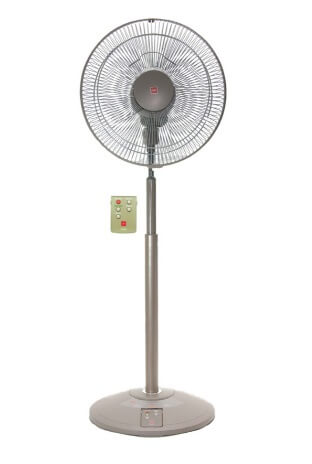 KDK N30NH 12" Premium Gold/Metallic Bronze Stand Fan with Height Adjustable and Remote