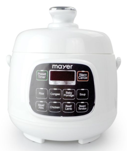 Mayer MMPC1650 1.6L Electric Pressure Cooker