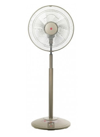 KDK N30NH 12" Premium Gold/Metallic Bronze Stand Fan with Height Adjustable and Remote