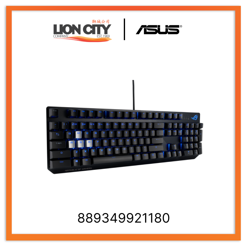 Asus ROG STRIX FLARE CHERRY RGB MX BLUE 889349921180 Gaming Keyboard