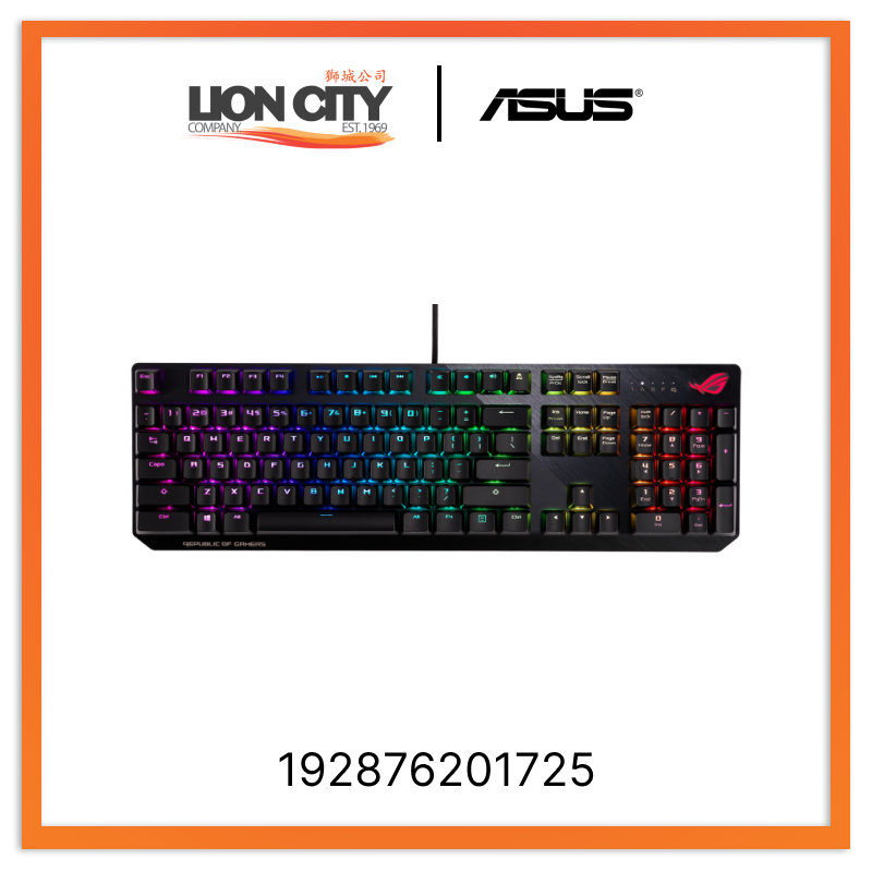 Asus ROG STRIX SCOPE CHERRY RGB MX RED 192876201725 Gaming Keyboard