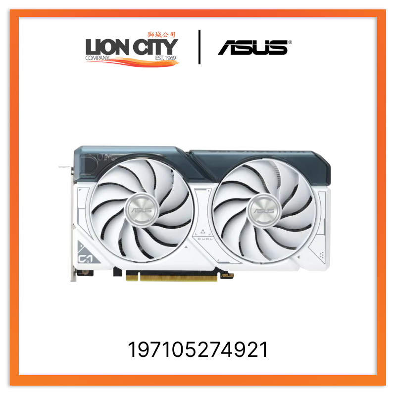 DUAL-RTX4060-O8G-WHITE 197105274921 Graphic Cards
