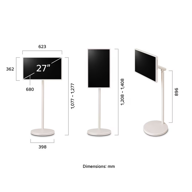 LG StanbyME 27-inch QHD Touch Screen Portable Smart TV Gen 2