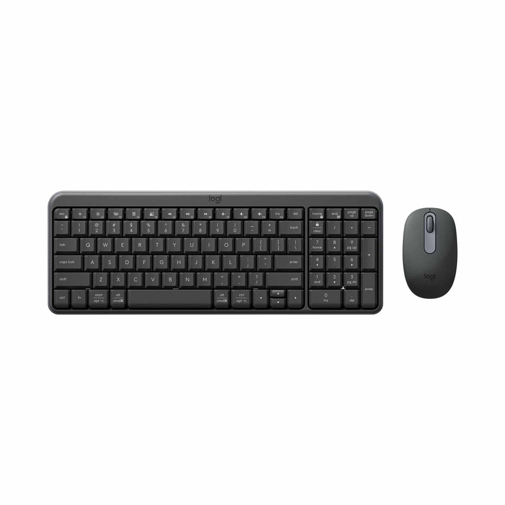 Logitech MK250 Compact Wireless Keyboard and Mouse Combo Graphite