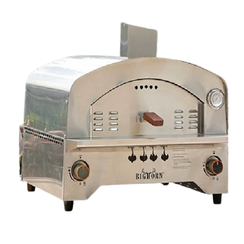 Large Gas Pizza Furnace Italian Classic Stainless Steel Oven