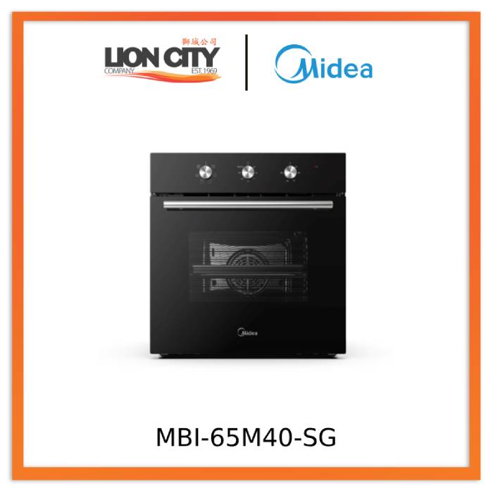 Midea MBI-65M40-SG 82L Built-in Oven 2 Years Manufacturer Warranty
