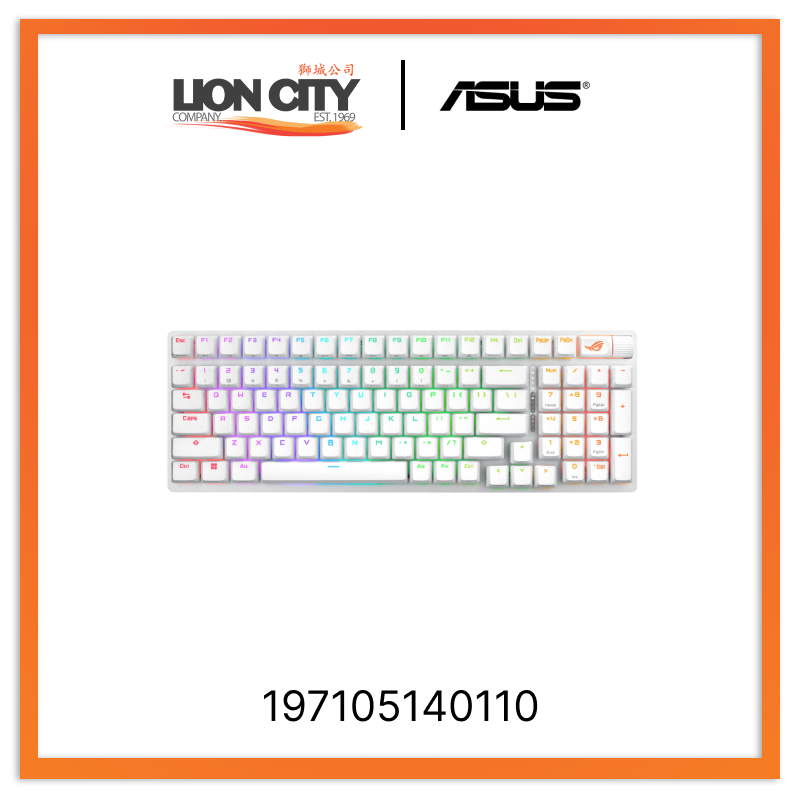 Asus ROG STRIX SCOPE II 96 WIRELESS NX SNOW 197105140110 Gaming Keyboard