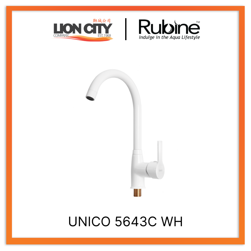 Rubine Sink Tap UNICO 5643C WH