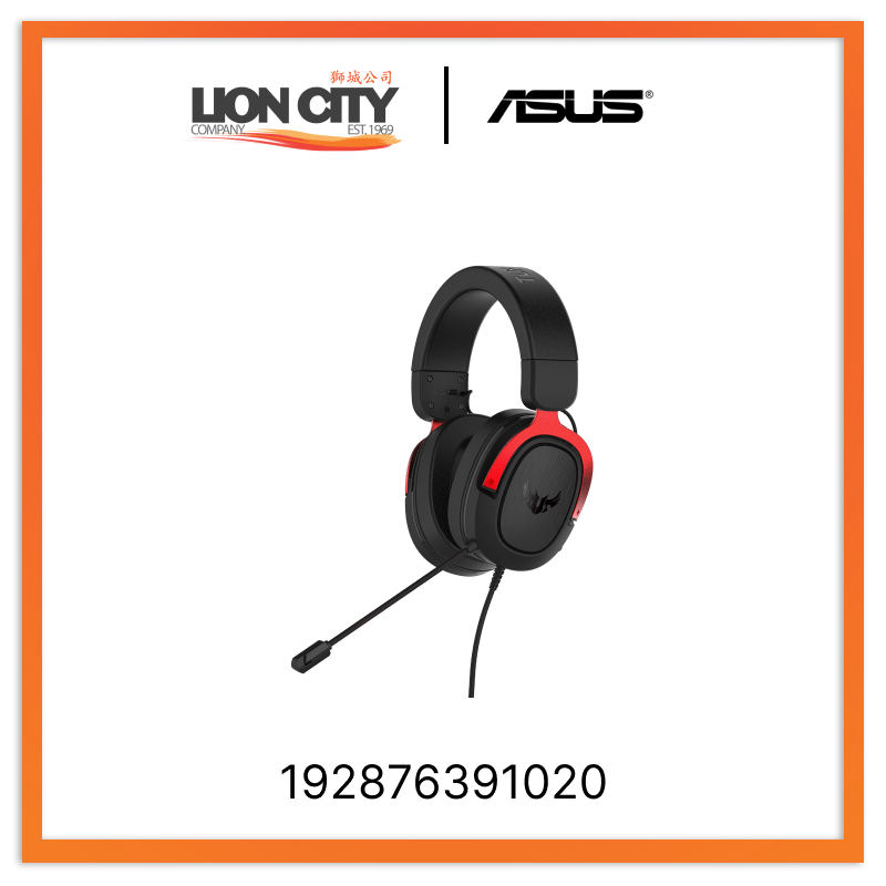 Asus AS TUF GAMING H3 (Red) 192876391020 Gaming Headset