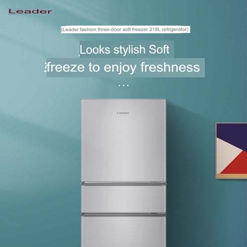 Haier BCD-218LLC3EZS9 3 Doors Refrigerator 218L Silver 1Yr Warranty Commercial Use