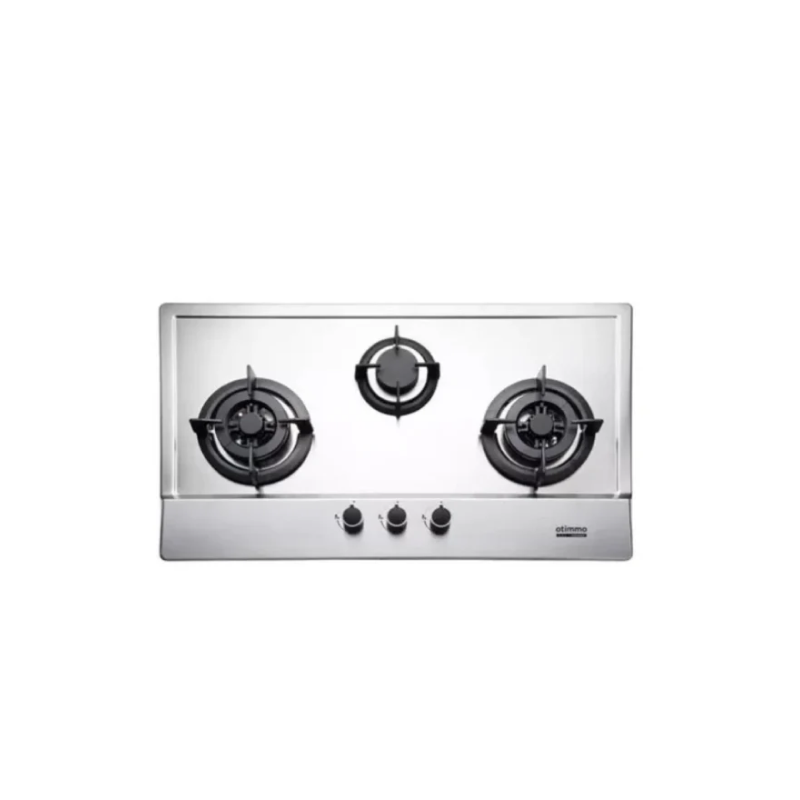 Europace ECH5503EBK OTIMMO Slimline Hood 90CM + EBH3391U Otimmo 3 Burner 90cm Slim Built-in Gas Hob Cooker  (Stainless Steel)
