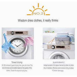 Haier's TDZE7-F Leader Roller Dryer 7kg Fully Automatic Clothes Dryer 1Yr Warranty Commercial Use
