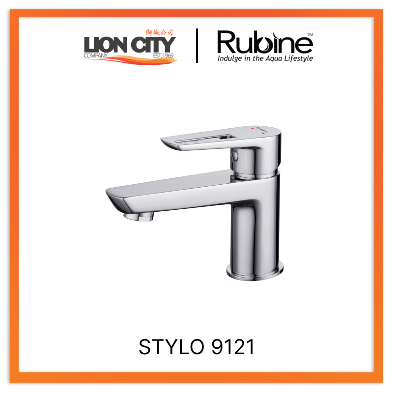Rubine Basin Mixer STYLO 9121