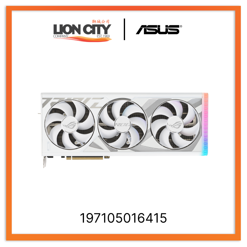 Asus ROG-STRIX-RTX4090-O24G-WHITE 197105016415 Graphic Cards