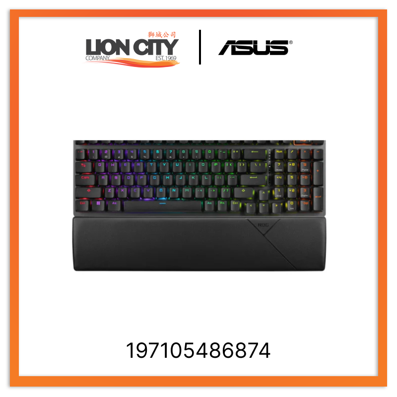 Asus ROG STRIX SCOPE II 96 WIRELESS NX STORM WHITE 197105486874 Gaming Keyboard