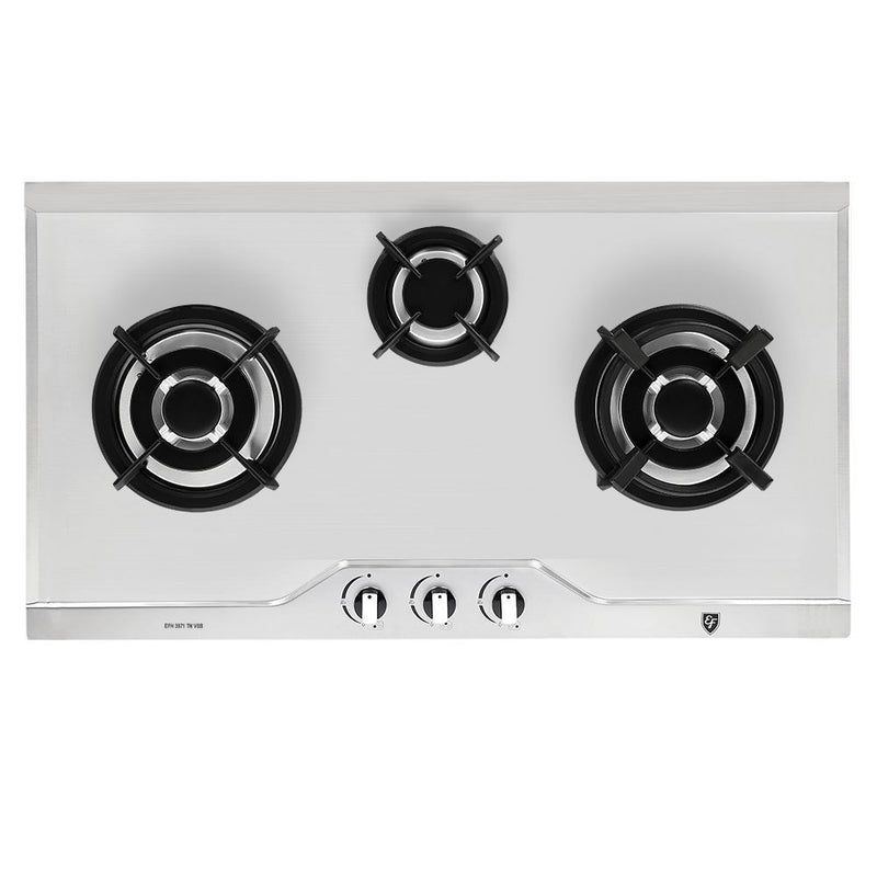 EF EFH 3971 TN VSB 86cm Built in Stainless Steel Gas Hob EFH3971TNVSB | Lion City Company.