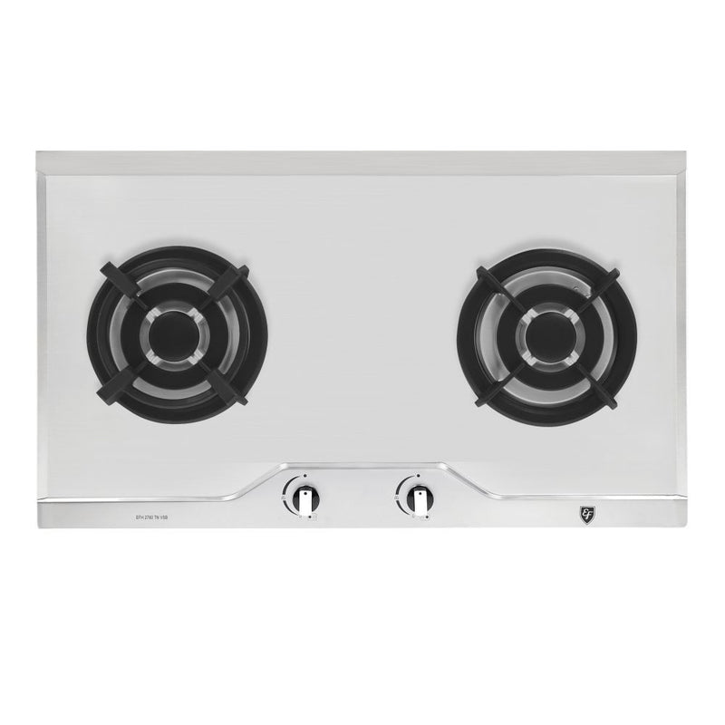 EF EFH 2760 TN VSB 78cm Built in Stainless Steel Gas Hob EFH2760TNVSB | Lion City Company.