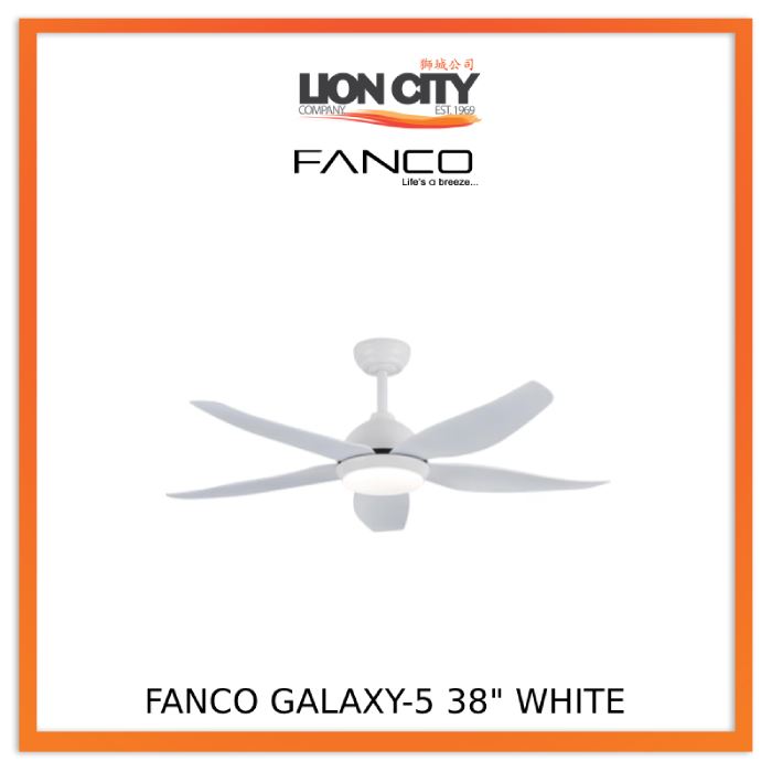 Fanco Galaxy 5 38"/ 48"/56" DC LED Ceiling Fan