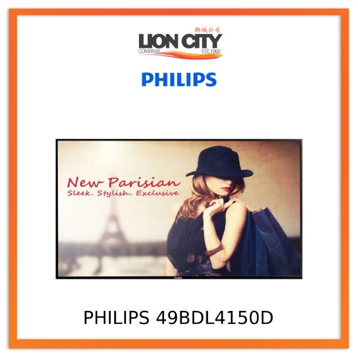 PHILIPS 49BDL4150D D-Line Professional 4K UHD display Android