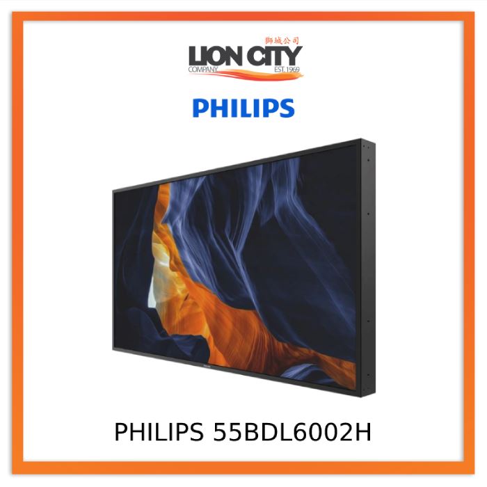 PHILIPS 55BDL6002H 55" UHD 2500 nit Commercial Display