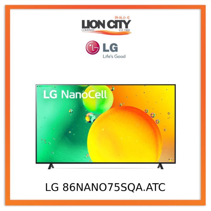 LG 86NANO75SQA.ATC 86" NANO75 4K NANOCELL SMART TV