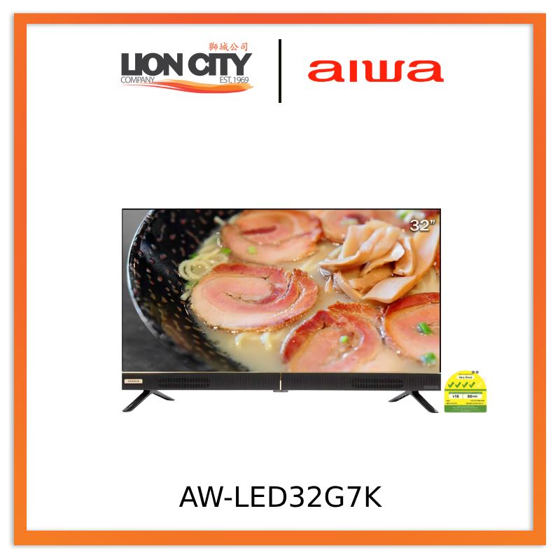 Aiwa AW-LED32G7K 32" HD Frameless Android TV