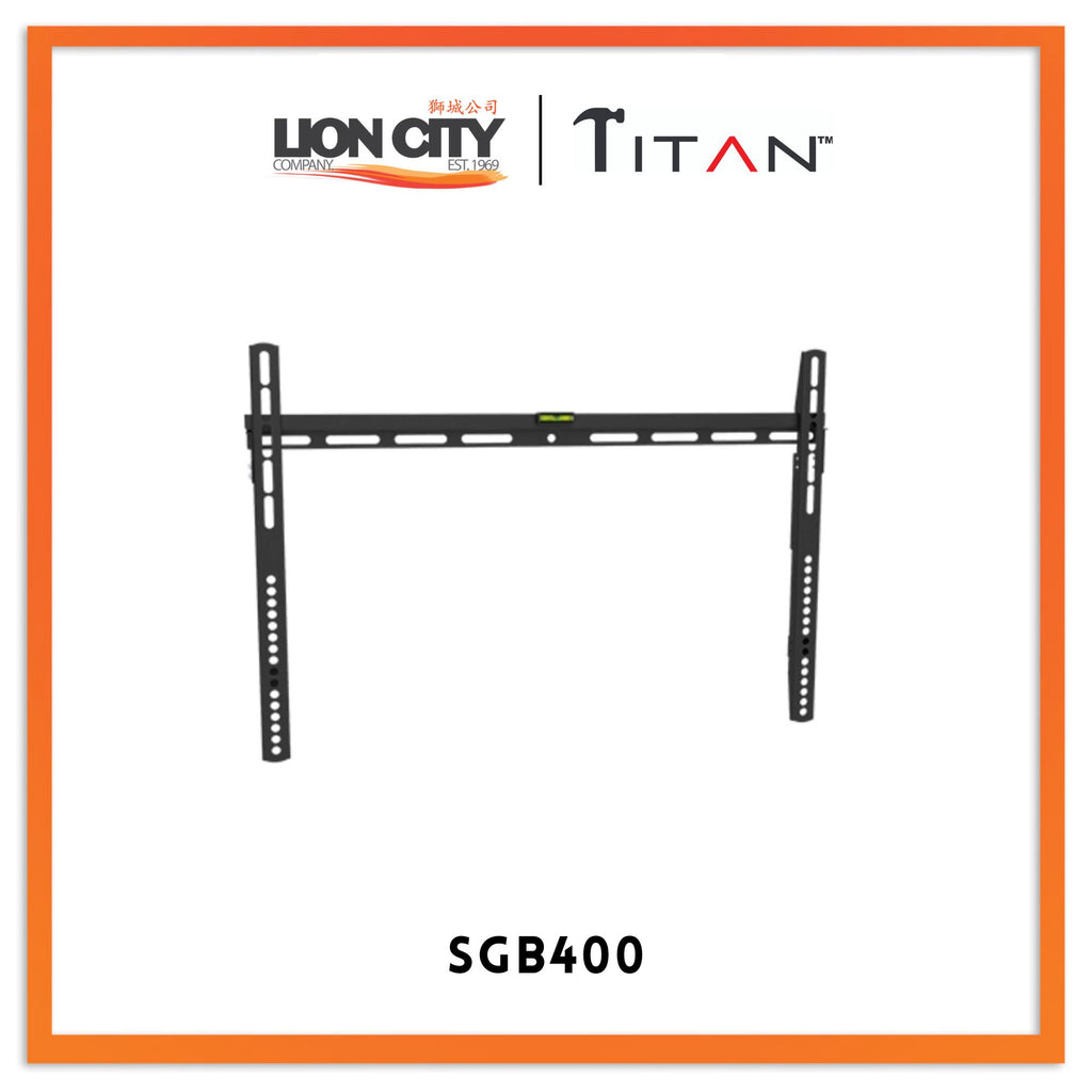 Titan Slim Fixed Bracket for 37 - 65 inch SGB400 | Lion City Company.