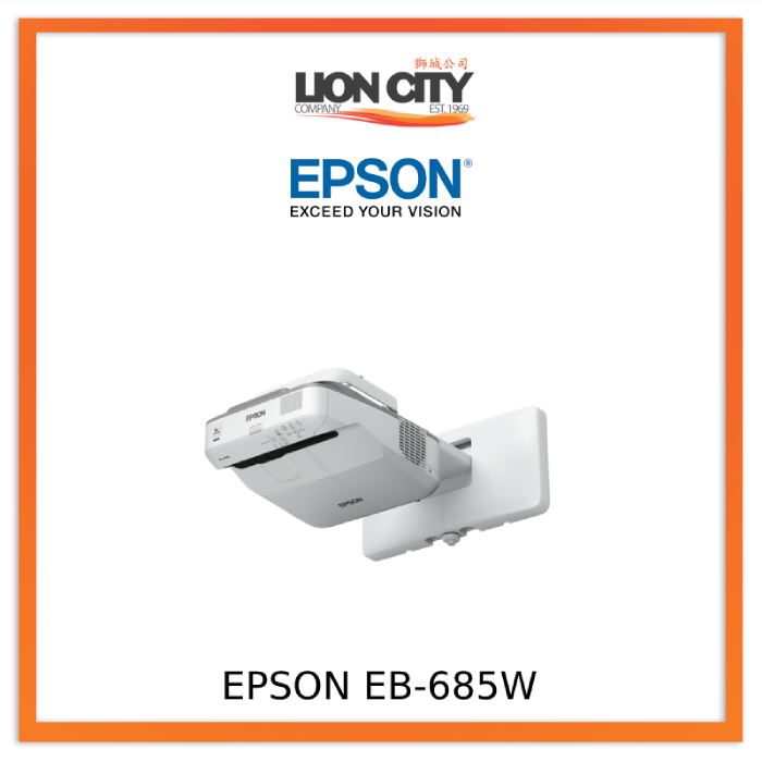 Epson EB-685W Ultra-Short Throw WXGA 3LCD Projector