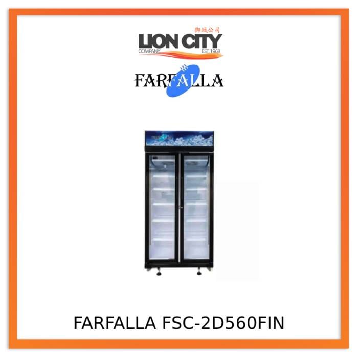 Farfalla FSC-2D560FIN 560L Frost Free Showcase Drink Chiller (2 Doors)