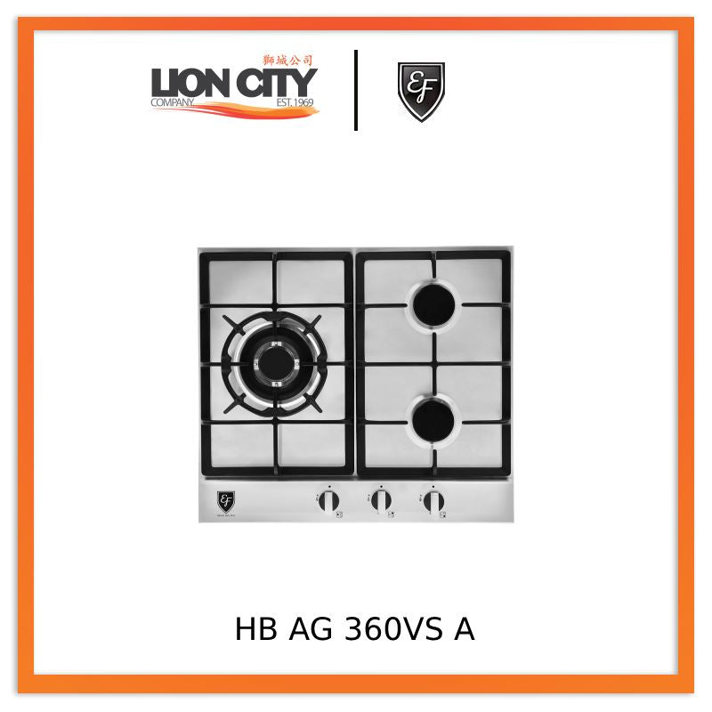 EF HB AG 360VS A 58cm Built-in Hob HBAG360VSA | Lion City Company.