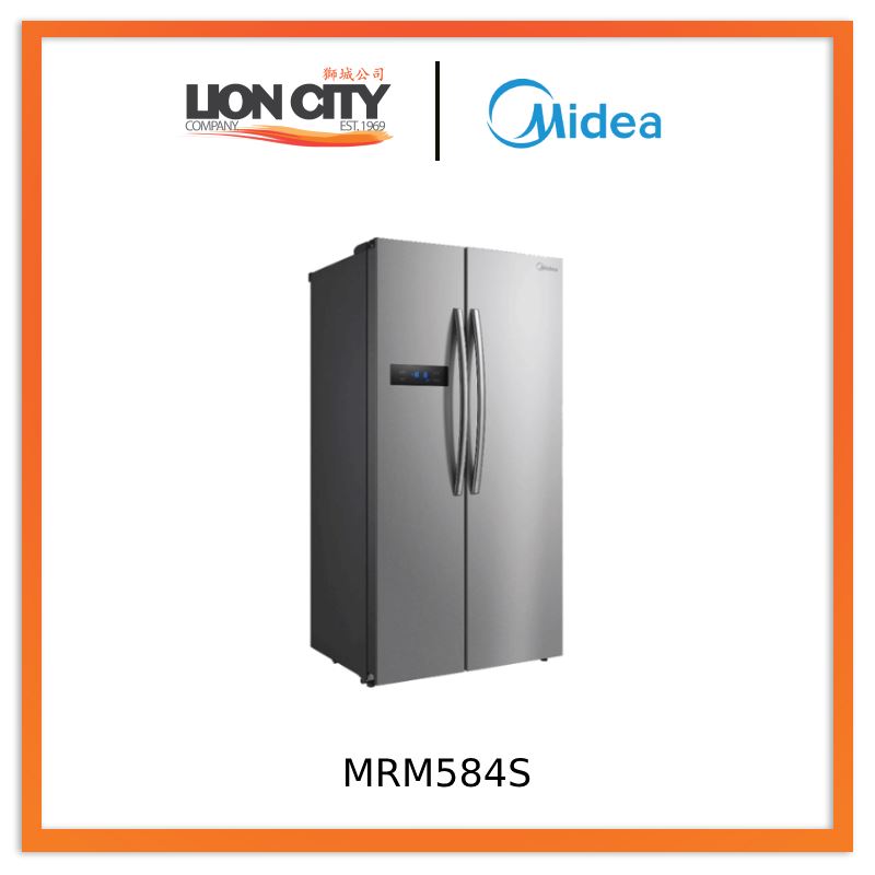 Midea MRM584S Side by Side Fridge (Gross 515L)