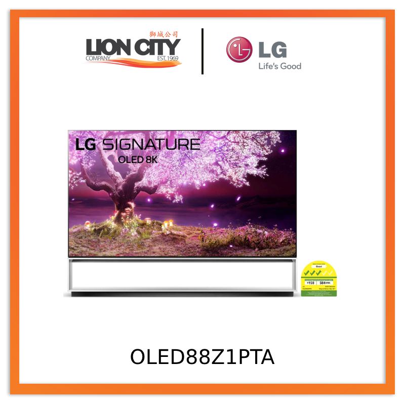 LG Z1 OLED88Z1PTA 88-inch 8K OLED Smart TV with AI ThinQ  (Black)