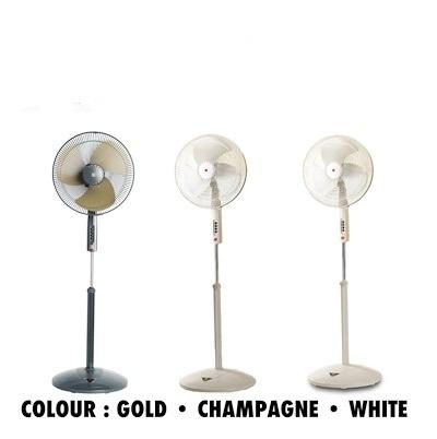 Kdk P40US 40cm Stand Fan ( Gold) | Lion City Company.