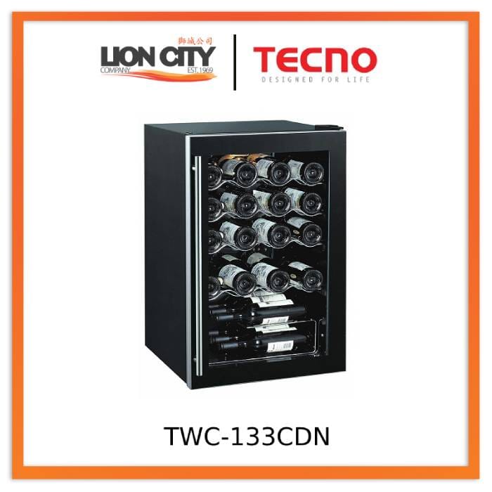 TECNO TWC-133CDN 43-Bottle Wine Chiller | Lion City Company.