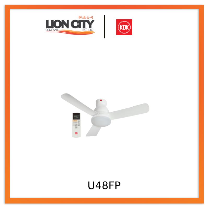 KDK 120cm Ceiling Fan with Remote Control U48FP