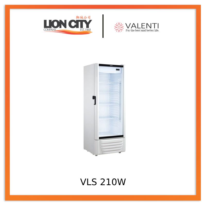 Valenti 210L Chiller Showcase VLS210W - Lion City Company